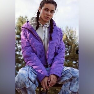 FP Movement by Free People Gettin Lost Packable Puffer Jacket—purple, size M